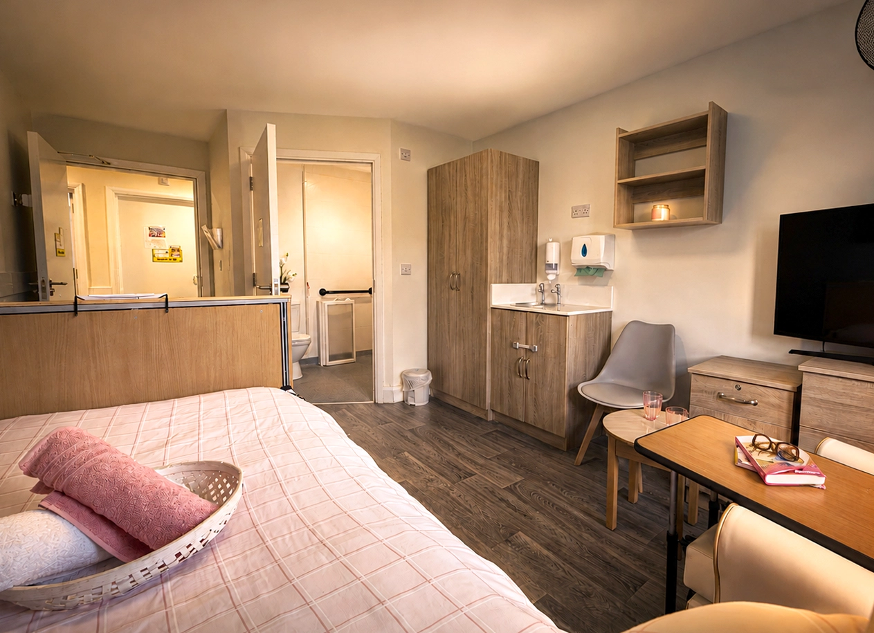 Welcoming respite care environment at Ashbrook Nursing Home